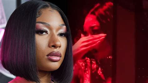 Megan Thee Stallion breaks down on